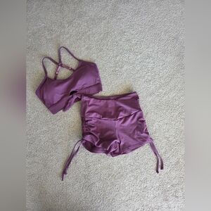 Dark Purple Ryderwear Shorts Set